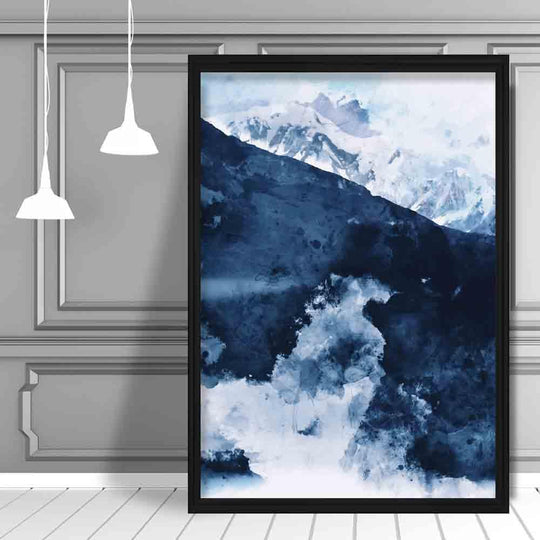 Imprimare Artistică Acuarelă Munte Abstract 1