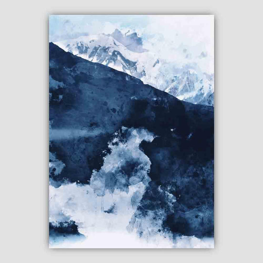 Imprimare Artistică Acuarelă Munte Abstract 3