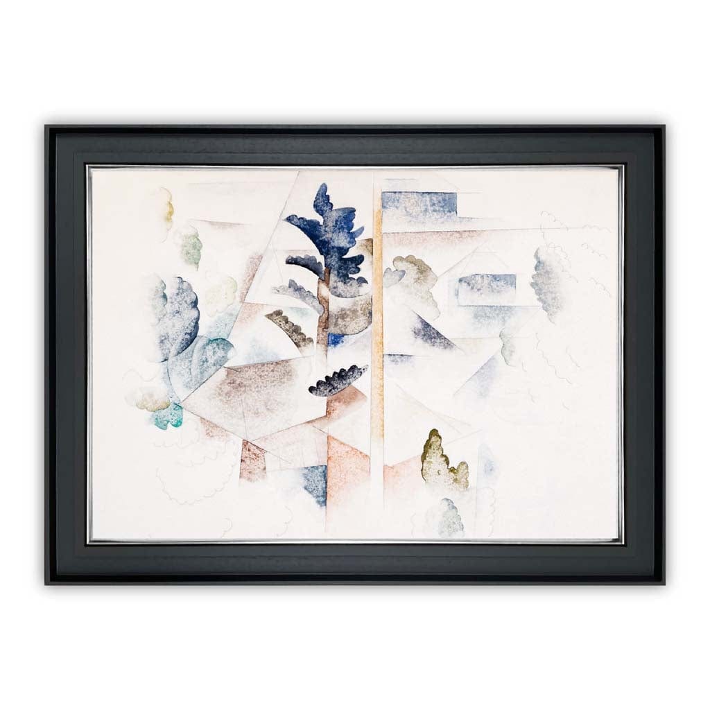 Imprimare Artistică Charles Demuth - Design Copaci și Arhitectură 2