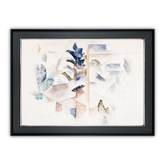 Imprimare Artistică Charles Demuth - Design Copaci și Arhitectură 2