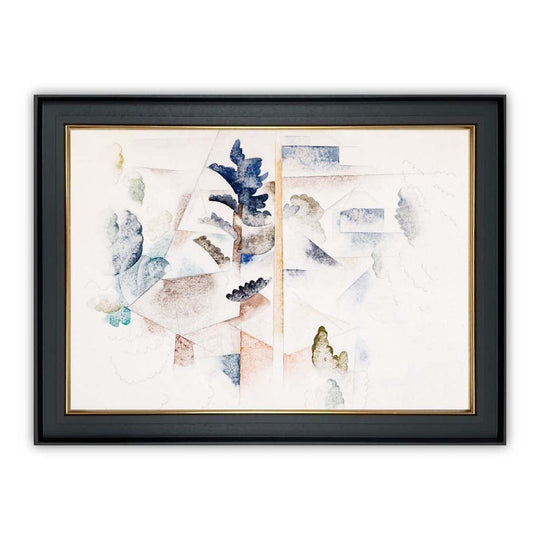 Imprimare Artistică Charles Demuth - Design Copaci și Arhitectură 3
