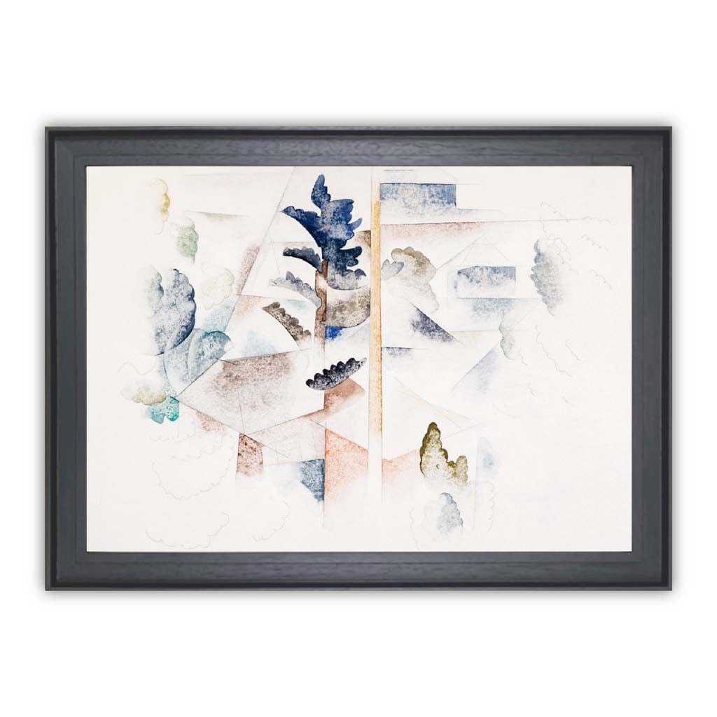 Imprimare Artistică Charles Demuth - Design Copaci și Arhitectură 4