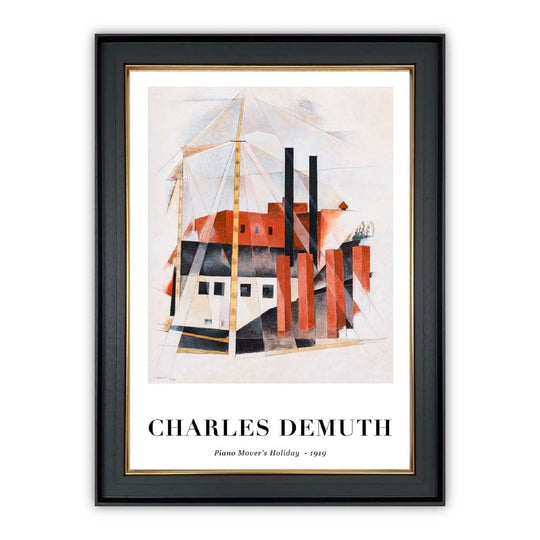 Imprimare Artistică Charles Demuth - Vacanță cu Pian pentru Decor Interior 0