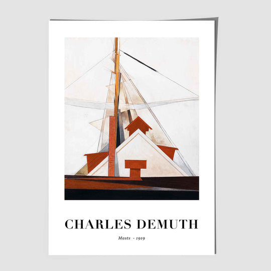 Imprimare Artistică Charles Demuth Catarge Decorativă 0