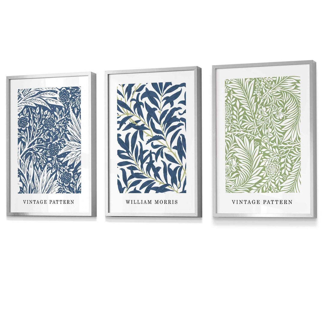 Imprimare Florală Vintage William Morris Set de 3 1