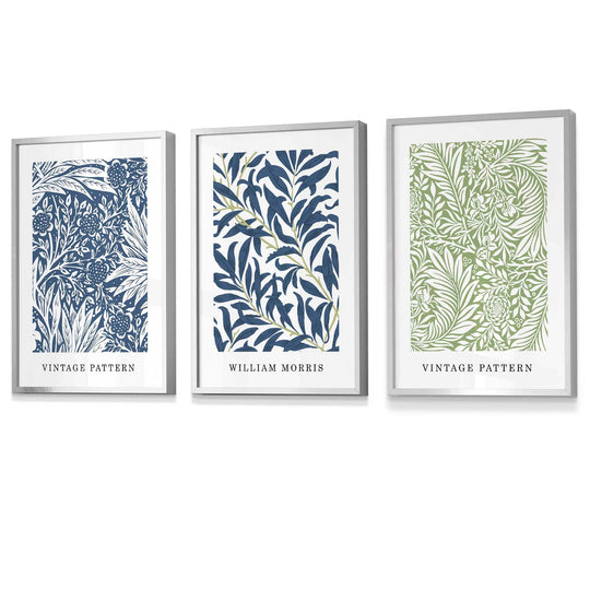 Imprimare Florală Vintage William Morris Set de 3 1