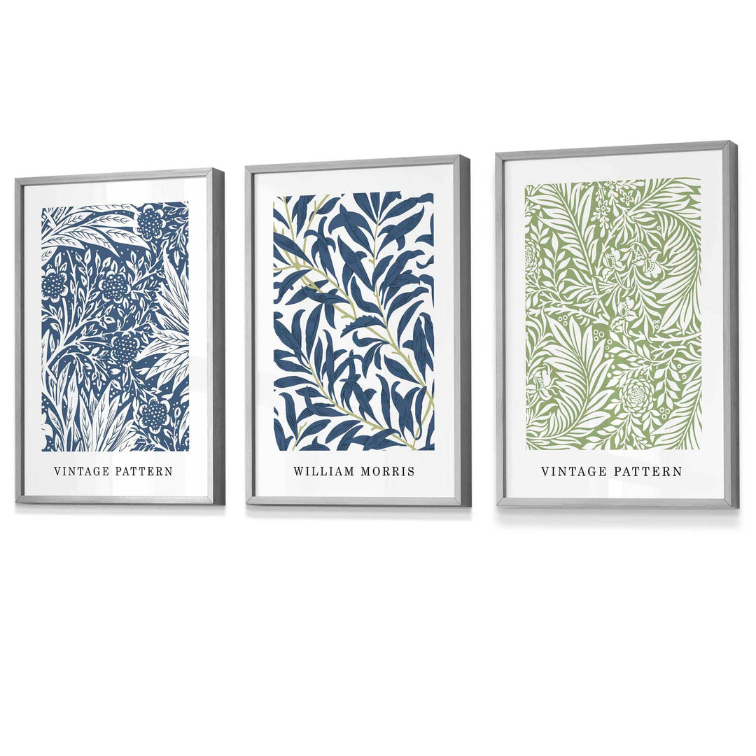 Imprimare Florală Vintage William Morris Set de 3 4