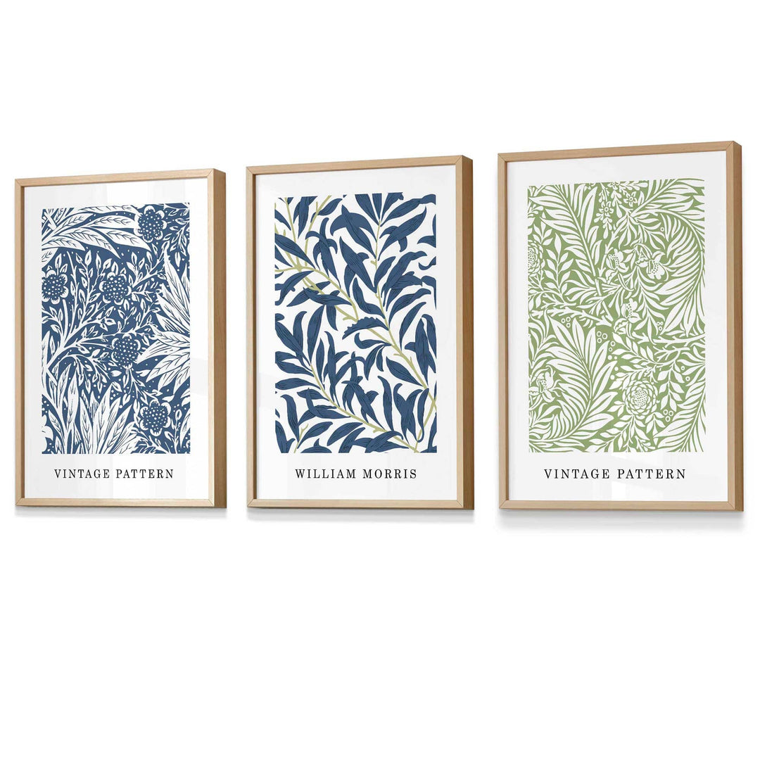 Imprimare Florală Vintage William Morris Set de 3 6