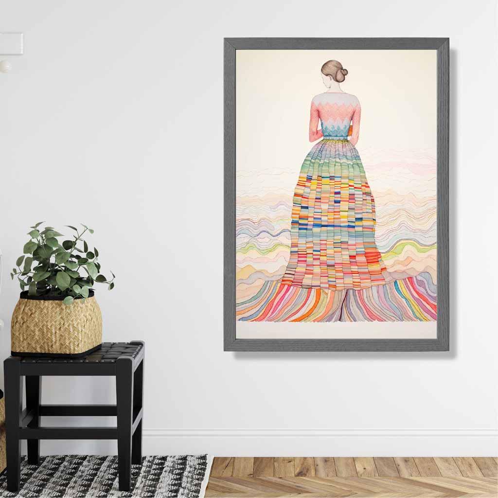 Imprimeu Abstract pentru Femei Decorativ 2