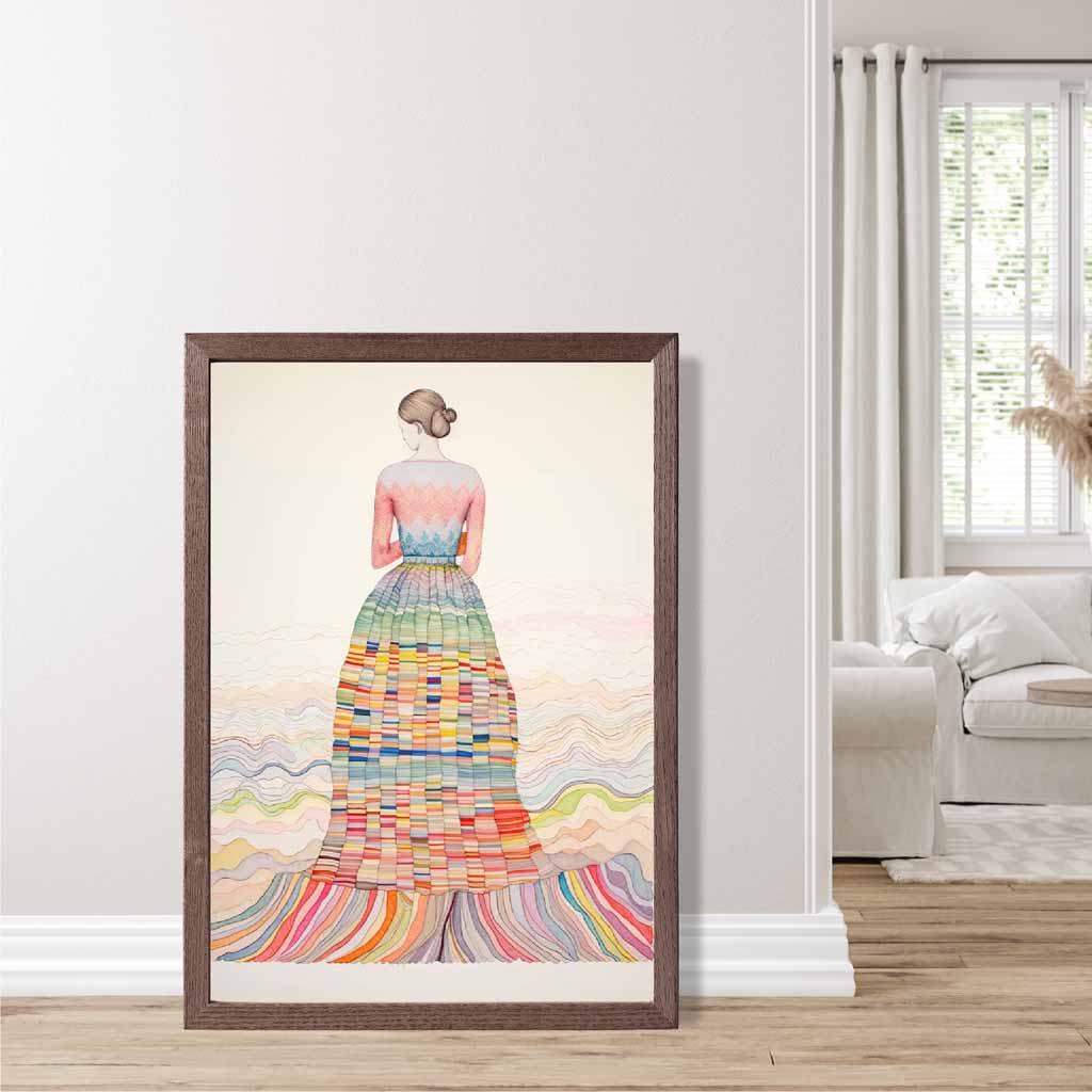 Imprimeu Abstract pentru Femei Decorativ 7