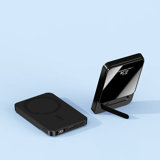 Încărcător Wireless Portabil cu Suport Integrat pentru Încărcare Rapidă 3