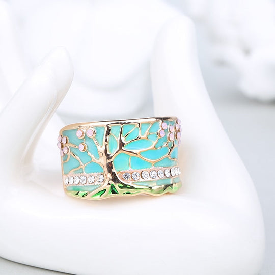 Inel Arbore Norocos De Opal