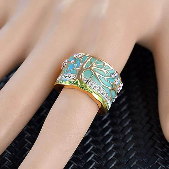 Inel Arbore Norocos De Opal