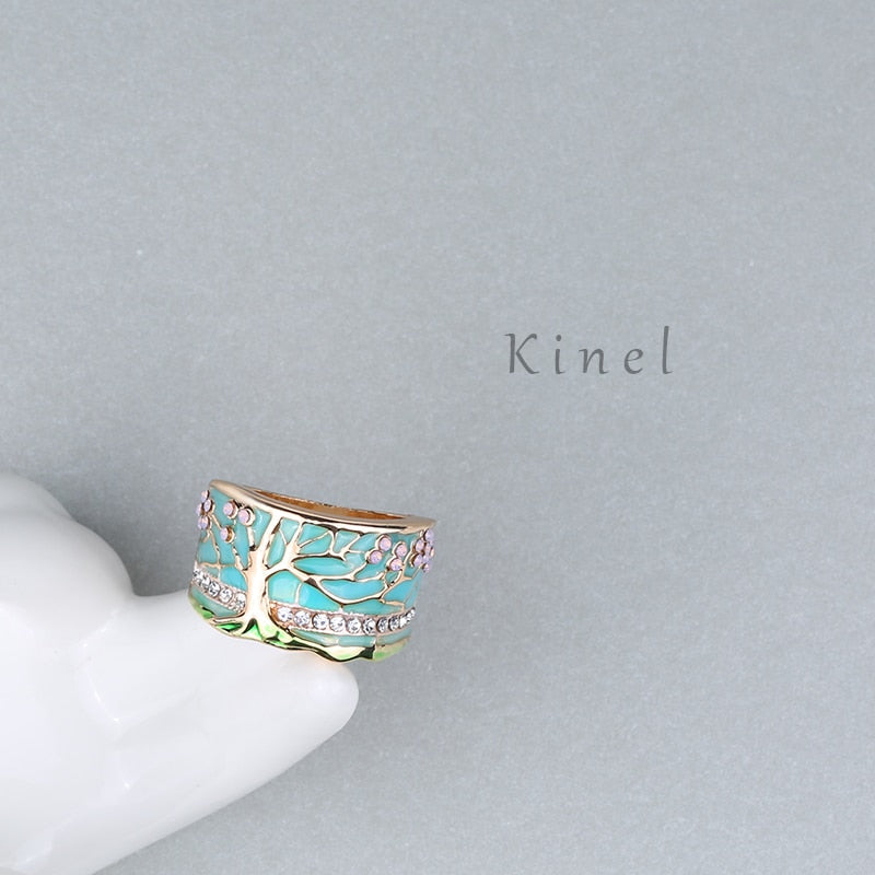 Inel Arbore Norocos De Opal