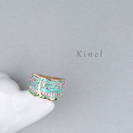 Inel Arbore Norocos De Opal