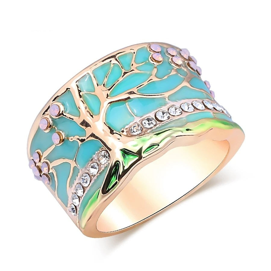 Inel Arbore Norocos De Opal
