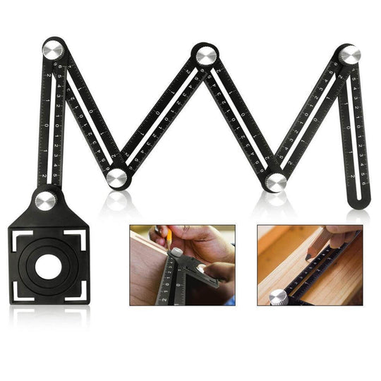 Instrument De Măsurare A Unghiurilor Din Aliaj De Aluminiu Cu 6 Fețe