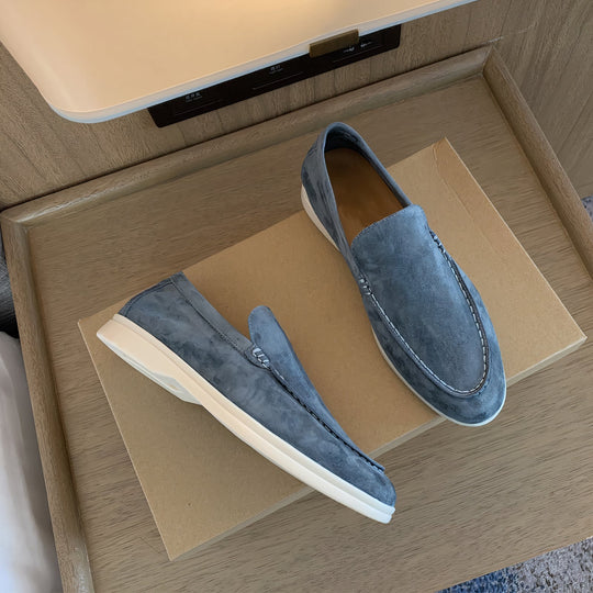 Herrskor Loafers Vintage Stil PU-Läder-5