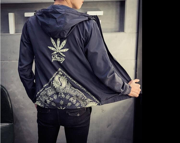 Jachetă Cu Glugă Tip Windbreaker