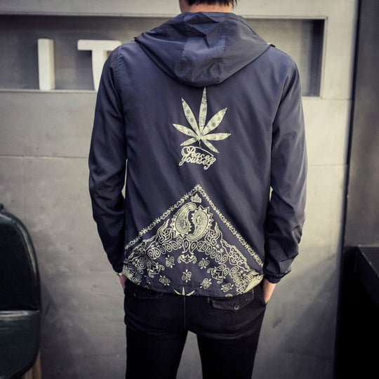 Jachetă Cu Glugă Tip Windbreaker