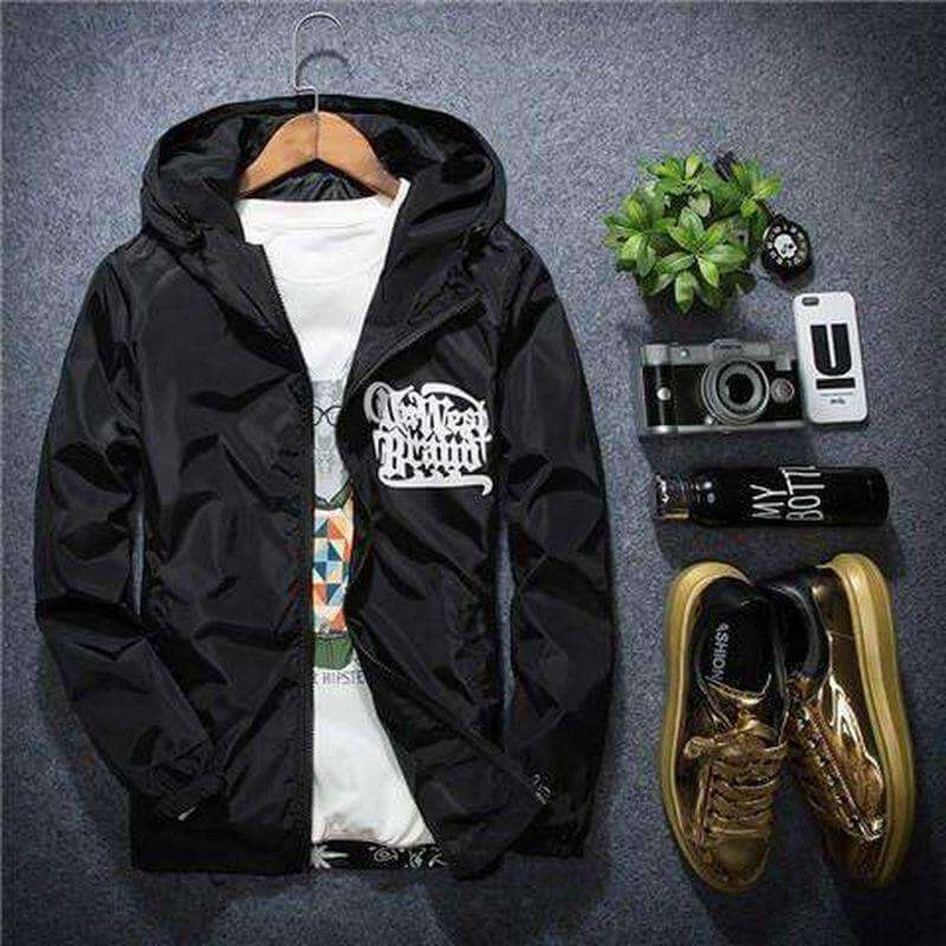 Jachetă Cu Glugă Tip Windbreaker
