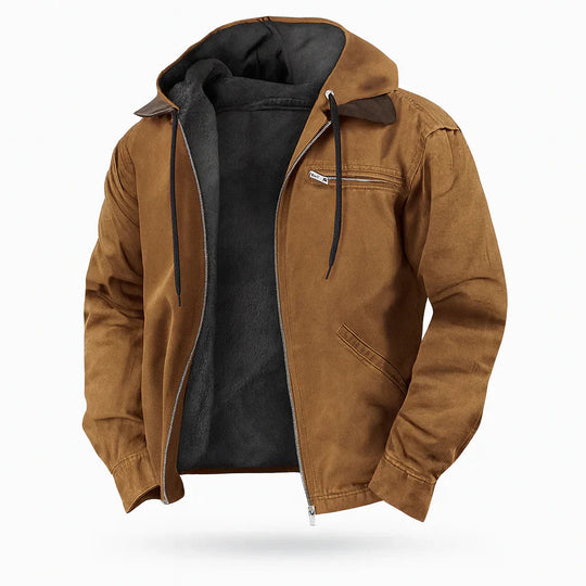 Jachetă bomber pentru bărbați de iarnă cu design modern 0