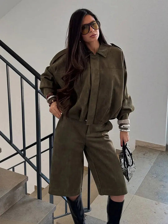 Jachetă bomber pentru femei, stil casual, design la modă 5