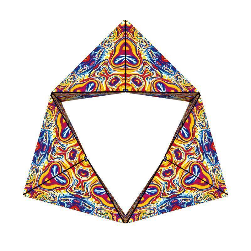 Jucărie Puzzle Cub Magnetic Transformabil Multicolor 1