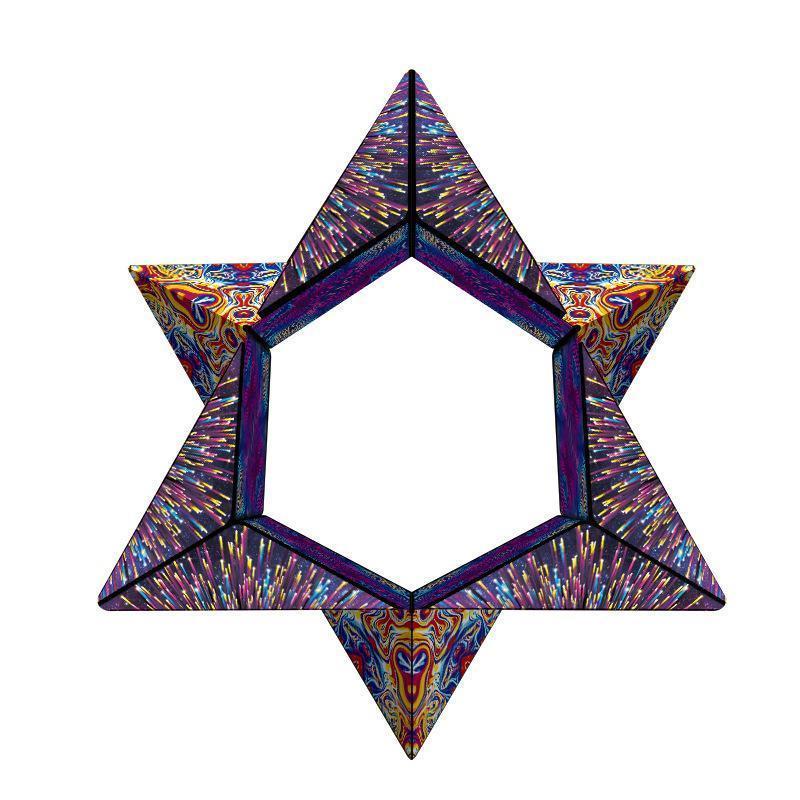 Jucărie Puzzle Cub Magnetic Transformabil Multicolor 5