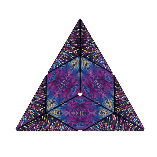 Jucărie Puzzle Cub Magnetic Transformabil Multicolor 6
