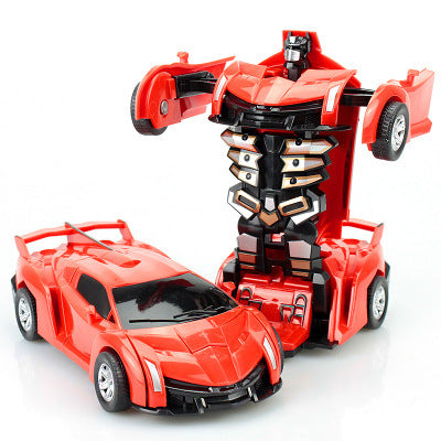 Jucărie Transformabilă Robot și Mașină de Curse pentru Copii 11