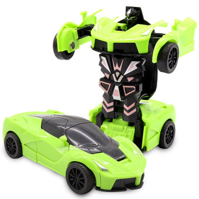 Jucărie Transformabilă Robot și Mașină de Curse pentru Copii 4