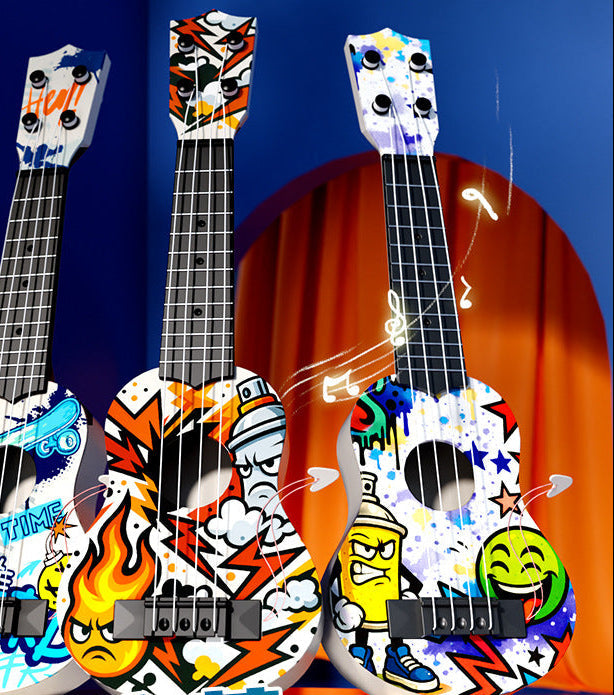 Jucărie Ukulele Muzicală pentru Copii Distractivă și Educativă 0