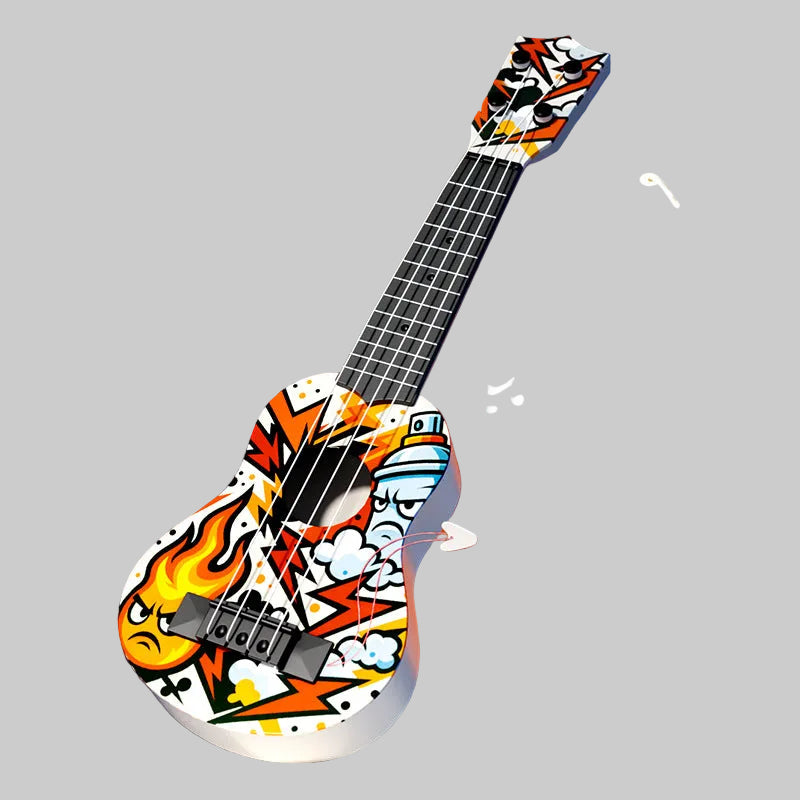 Jucărie Ukulele Muzicală pentru Copii Distractivă și Educativă 2