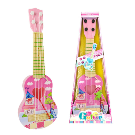 Jucărie Ukulele pentru Copii cu Design Decorativ 1