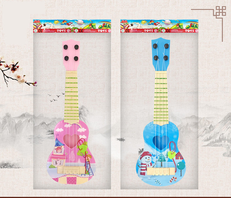 Jucărie Ukulele pentru Copii cu Design Decorativ 4
