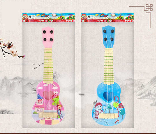 Jucărie Ukulele pentru Copii cu Design Decorativ 4