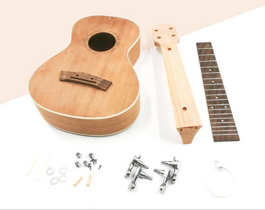 Kit Asamblare Ukulele DIY pentru Bărbați și Femei, Design Personalizabil 0