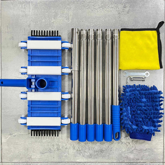 Kit de Detaliere Auto Telescopic pentru Bărbați cu Accesorii Interchangeabile 4