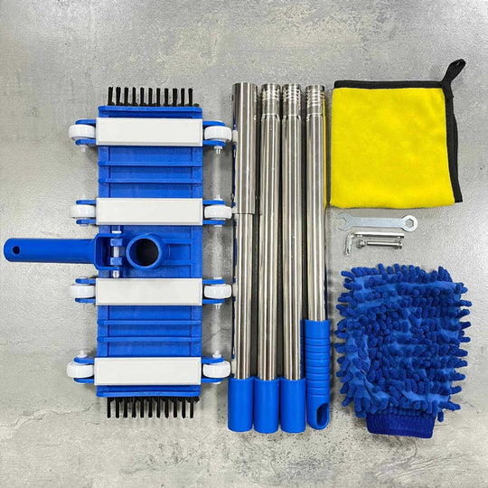 Kit de Detaliere Auto Telescopic pentru Bărbați cu Accesorii Interchangeabile 6