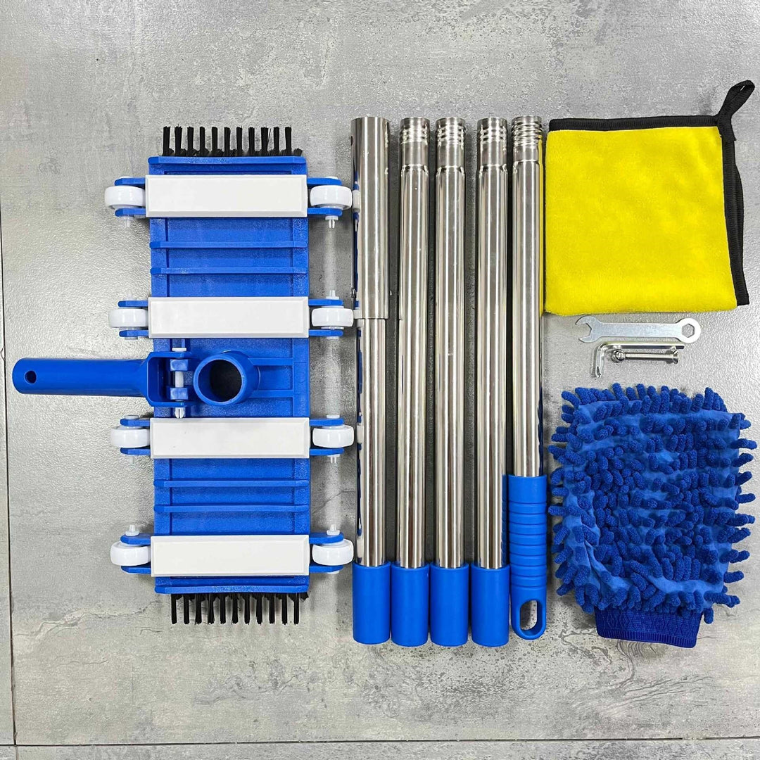 Kit de Detaliere Auto Telescopic pentru Bărbați cu Accesorii Interchangeabile 7