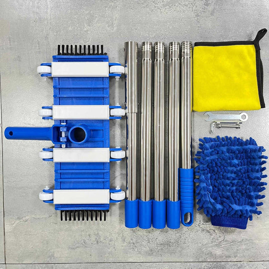 Kit de Detaliere Auto Telescopic pentru Bărbați cu Accesorii Interchangeabile 7