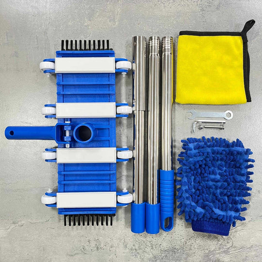 Kit de Detaliere Auto Telescopic pentru Bărbați cu Accesorii Interchangeabile 8