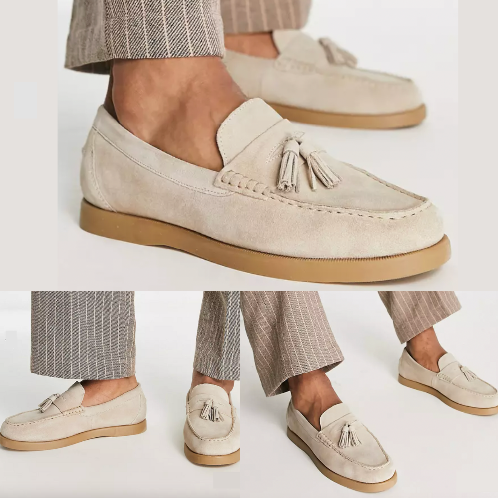 Heren Loafers Klassiek Kunstleer Zwart Instapschoenen 3