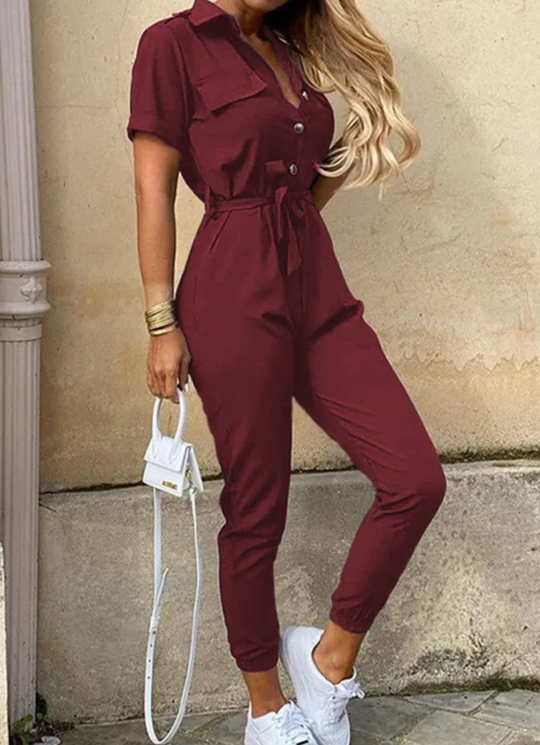 Variant image for Kvinders Jumpsuit Elegant Design Komfortabelt Stof-31