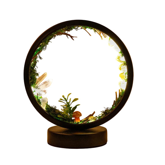 Lampă de Noapte cu Design Modern și Cristale Naturale 0
