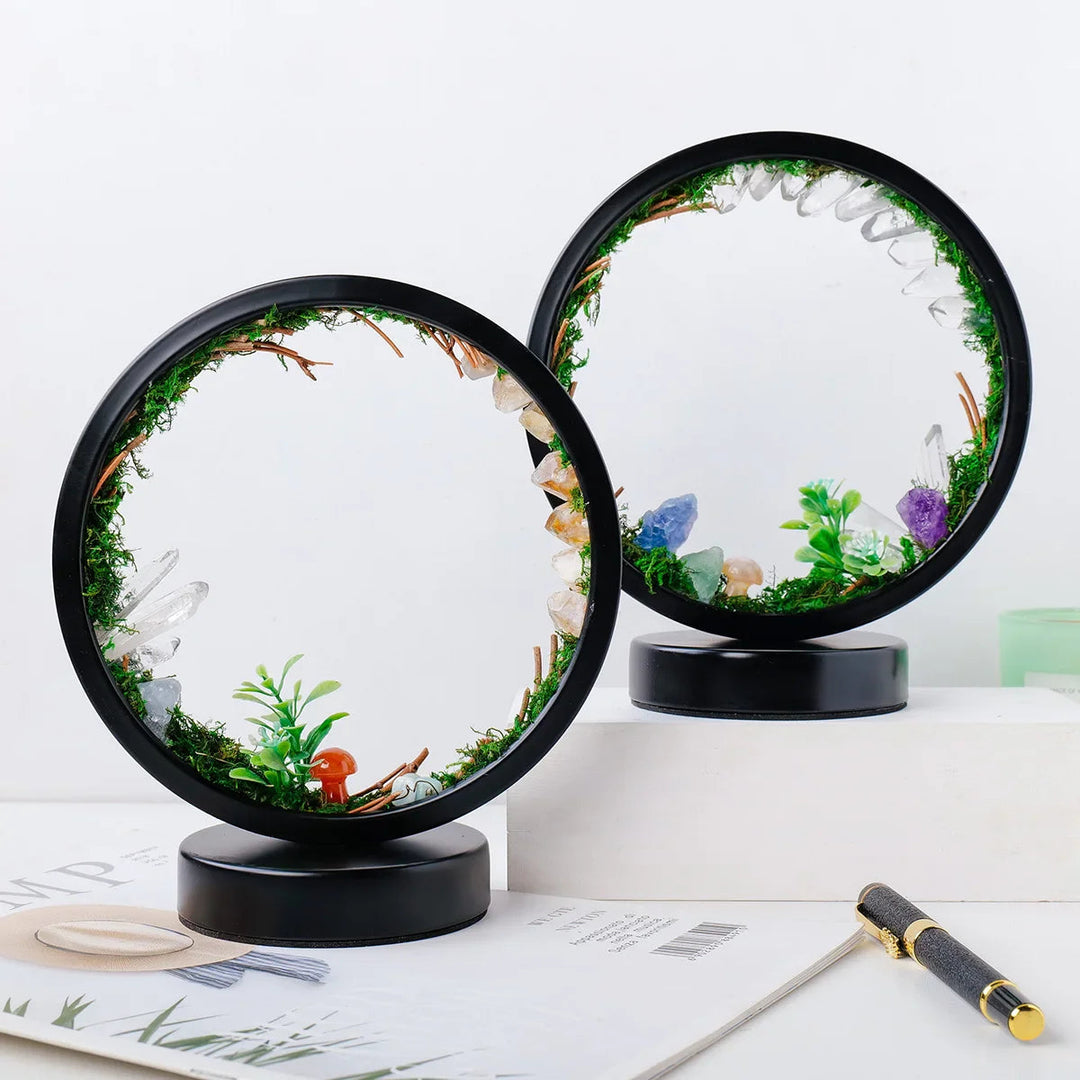 Lampă de Noapte cu Design Modern și Cristale Naturale 3