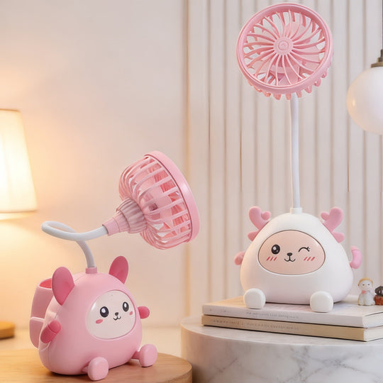 Lampă de birou cu Ventilator Integrat și Iluminare Reglabilă 3