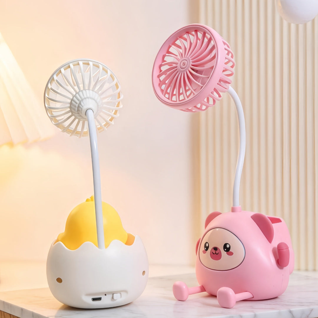 Lampă de birou cu Ventilator Integrat și Iluminare Reglabilă 4