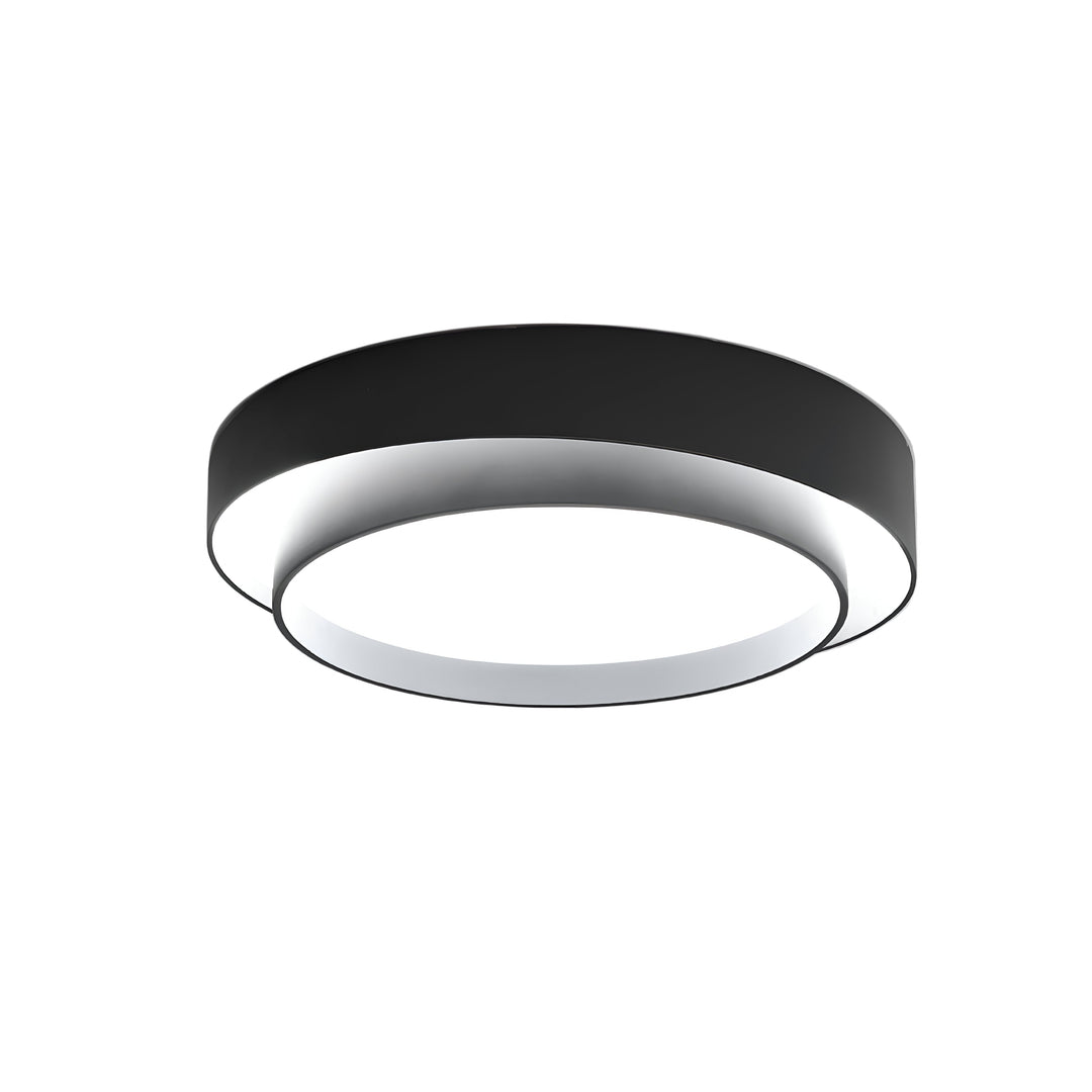 Lampă de tavan LED modernă în formă de inel pentru dormitor și living 0